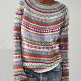 Rozalia | Sweter w Teczowe Paski