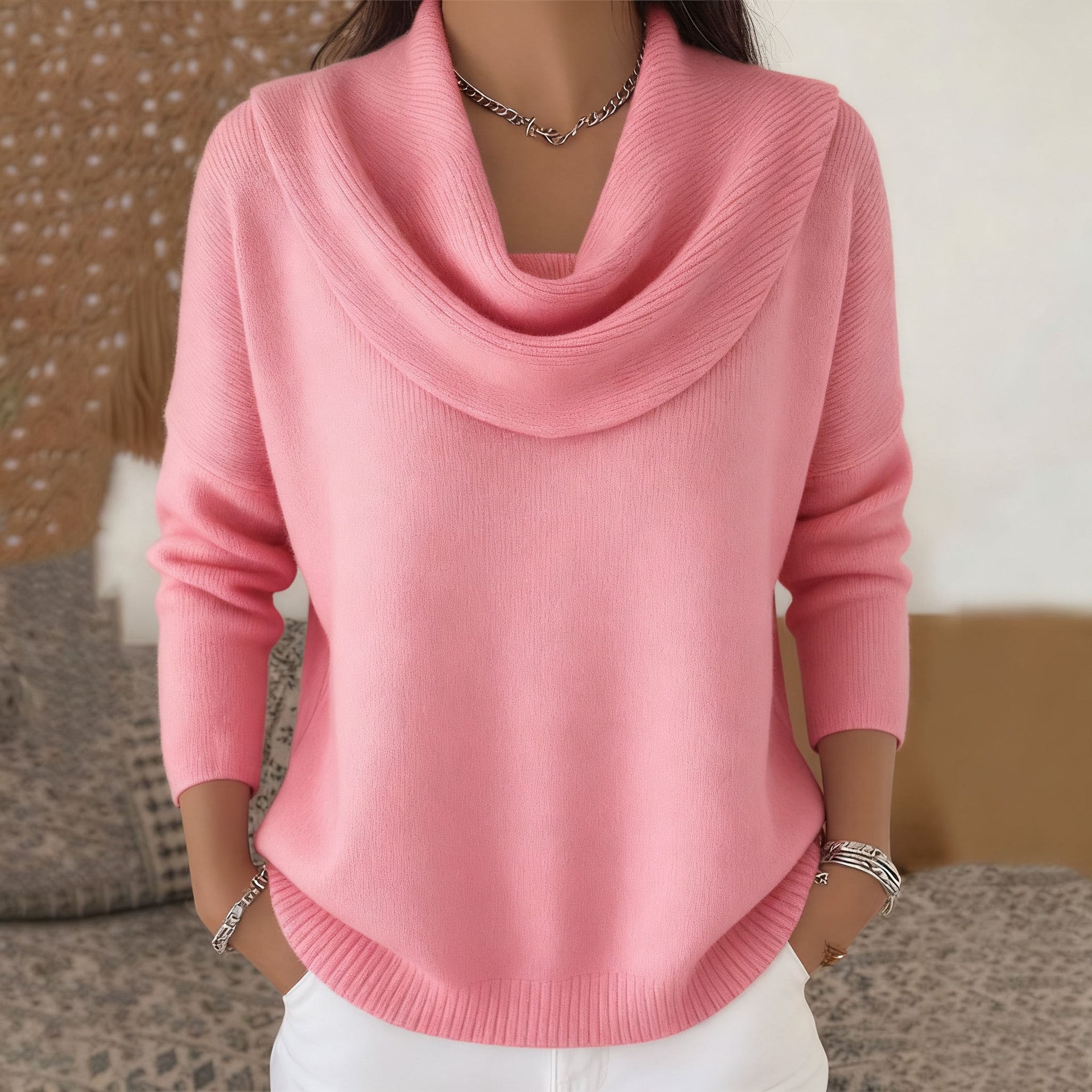 Klaudia | Sweter z Kolnierzem