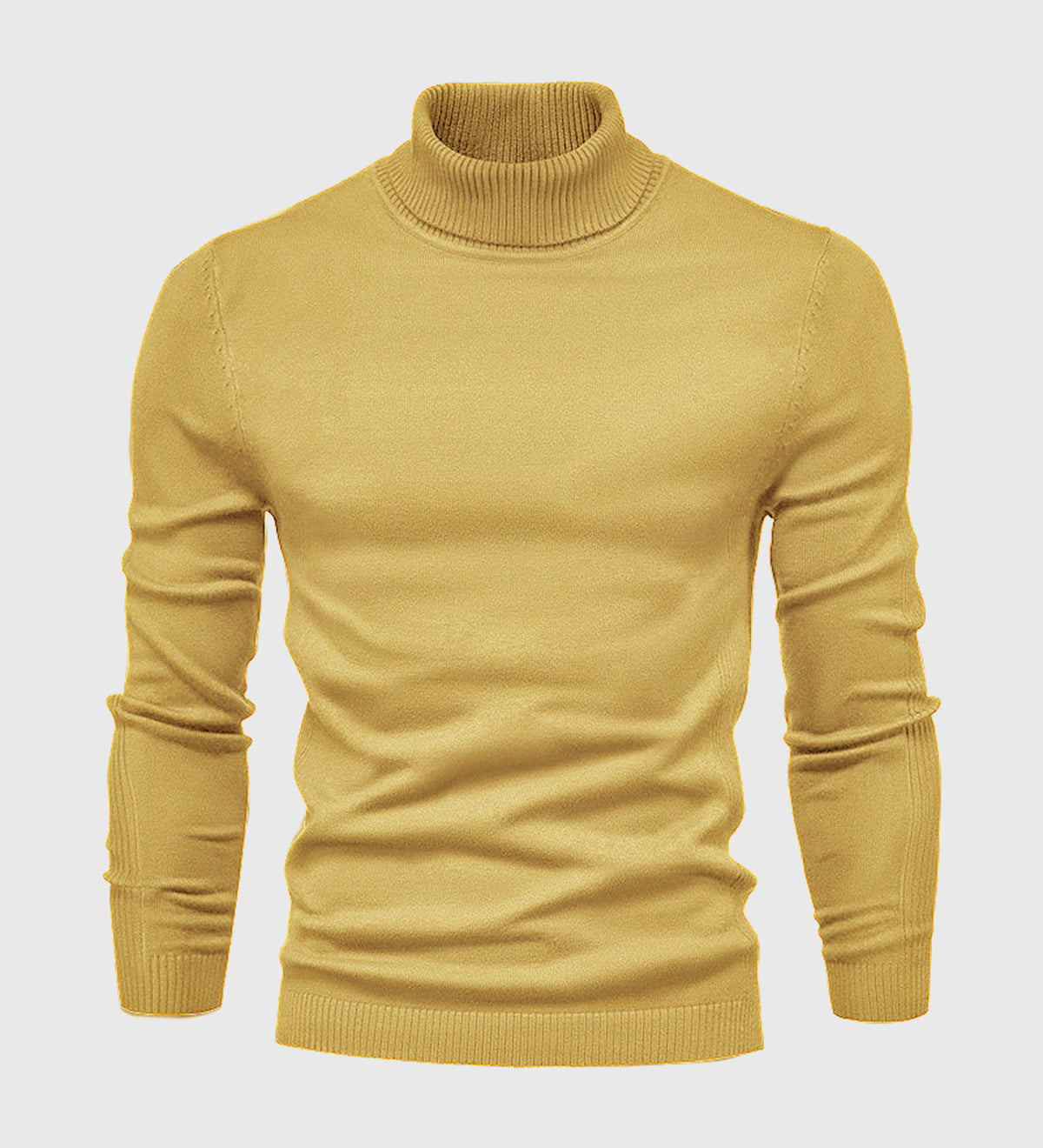 Wyrafinowany Stylowy Męski Sweter z Golfem