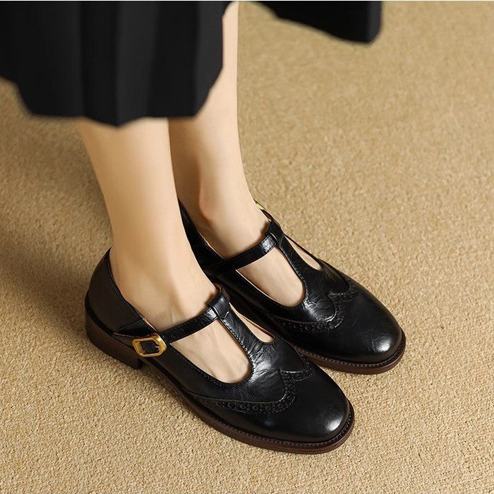 Amelia | Buty Mary Jane z Paskiem T