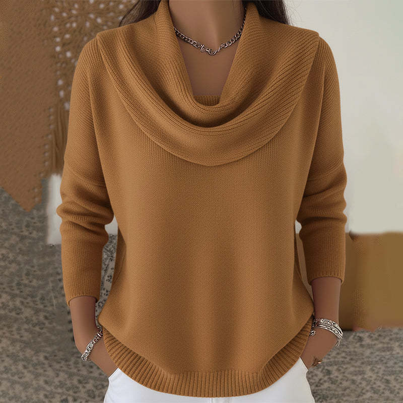 Juliette | Sweter z Drapowanym Dekoltem