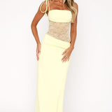 Sukienka Maxi Lily - Cytryna