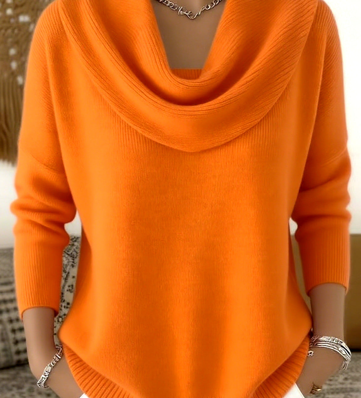Klaudia | Sweter z Kolnierzem