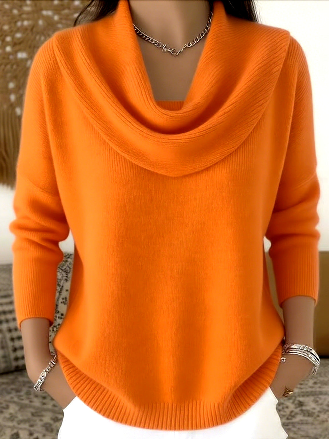 Klaudia | Sweter z Kolnierzem