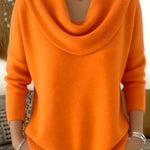 Juliette | Sweter z Drapowanym Dekoltem