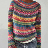 Rozalia | Sweter w Teczowe Paski