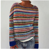 Rozalia | Sweter w Teczowe Paski