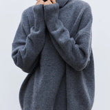 Leona | Oversizowy Sweter z Golfem