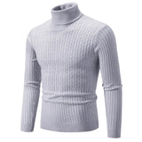 Elegancki sweter z golfem dla mężczyzn