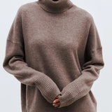 Leona | Oversizowy Sweter z Golfem