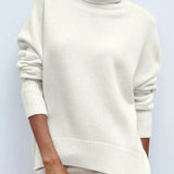 Leona | Oversizowy Sweter z Golfem