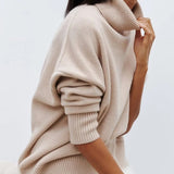 Leona | Oversizowy Sweter z Golfem