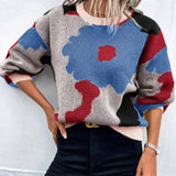 Iga | Sweter w Kwiatowy Wzor