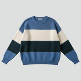 Berenika | Sweter w Paski o Luznym Kroju