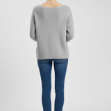 Wanda | Sweter z Szerokim Dekoltem i Miekka Dzianina
