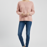Wanda | Sweter z Szerokim Dekoltem i Miekka Dzianina