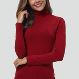 Liliana | Sweter z Golfem i Dlugim Rekawem