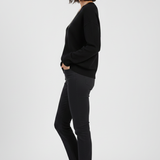 Petronela | Sweter Pullover z Dekoltem w Serek