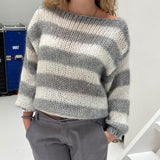 Amanda | Oversizowy Sweter w Paski