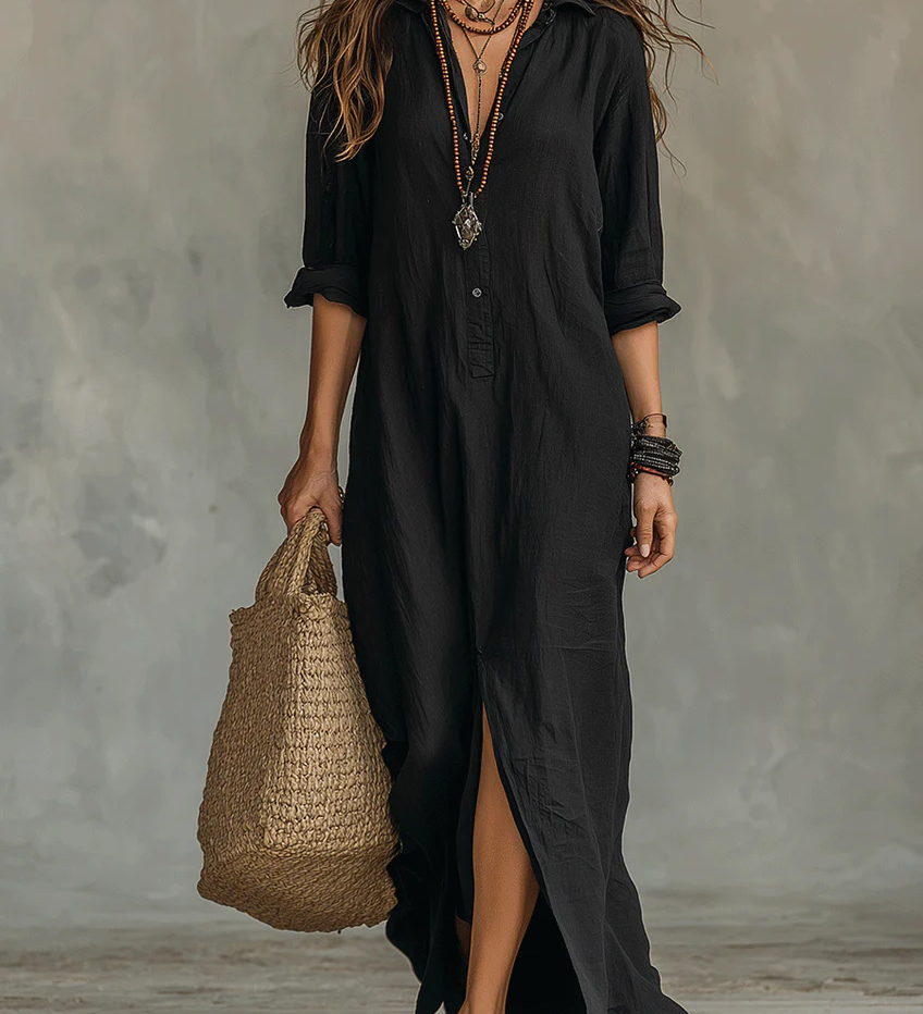 SOLINE | Sukienka maxi