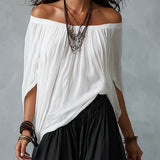 Hania | Boho komplet z luźną bluzką