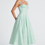 Sukienka Amity Midi - Miętowa