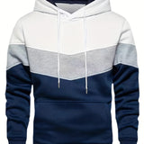 Męska Bluza Kolorowa Streetwear z Kieszenią Kangurzą