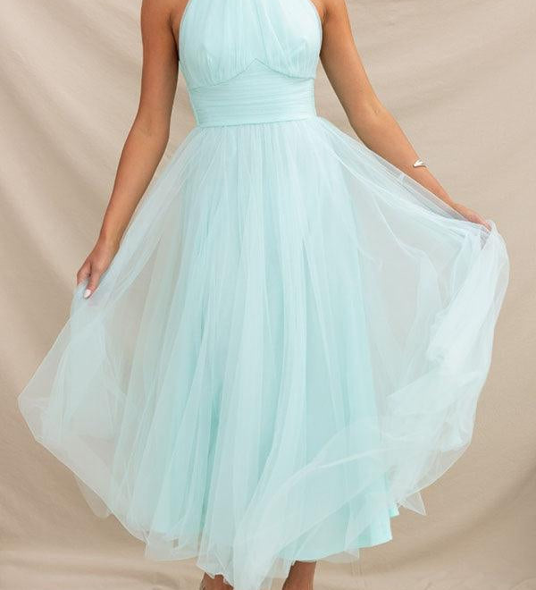 Sukienka maxi z tiulu z detalami w stylu fairy vibes