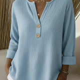 Lucinda | Top Henley na Guziki