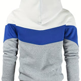 Męska Bluza Kolorowa Streetwear z Kieszenią Kangurzą