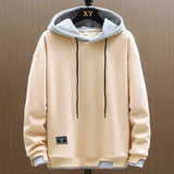 Męski Sportowy Dwukolorowy Oversized Hoodie