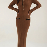 Sukienka maxi Josephine z dzianiny bodycon