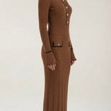 Sukienka maxi Josephine z dzianiny bodycon