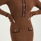Sukienka maxi Josephine z dzianiny bodycon