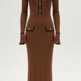 Sukienka maxi Josephine z dzianiny bodycon