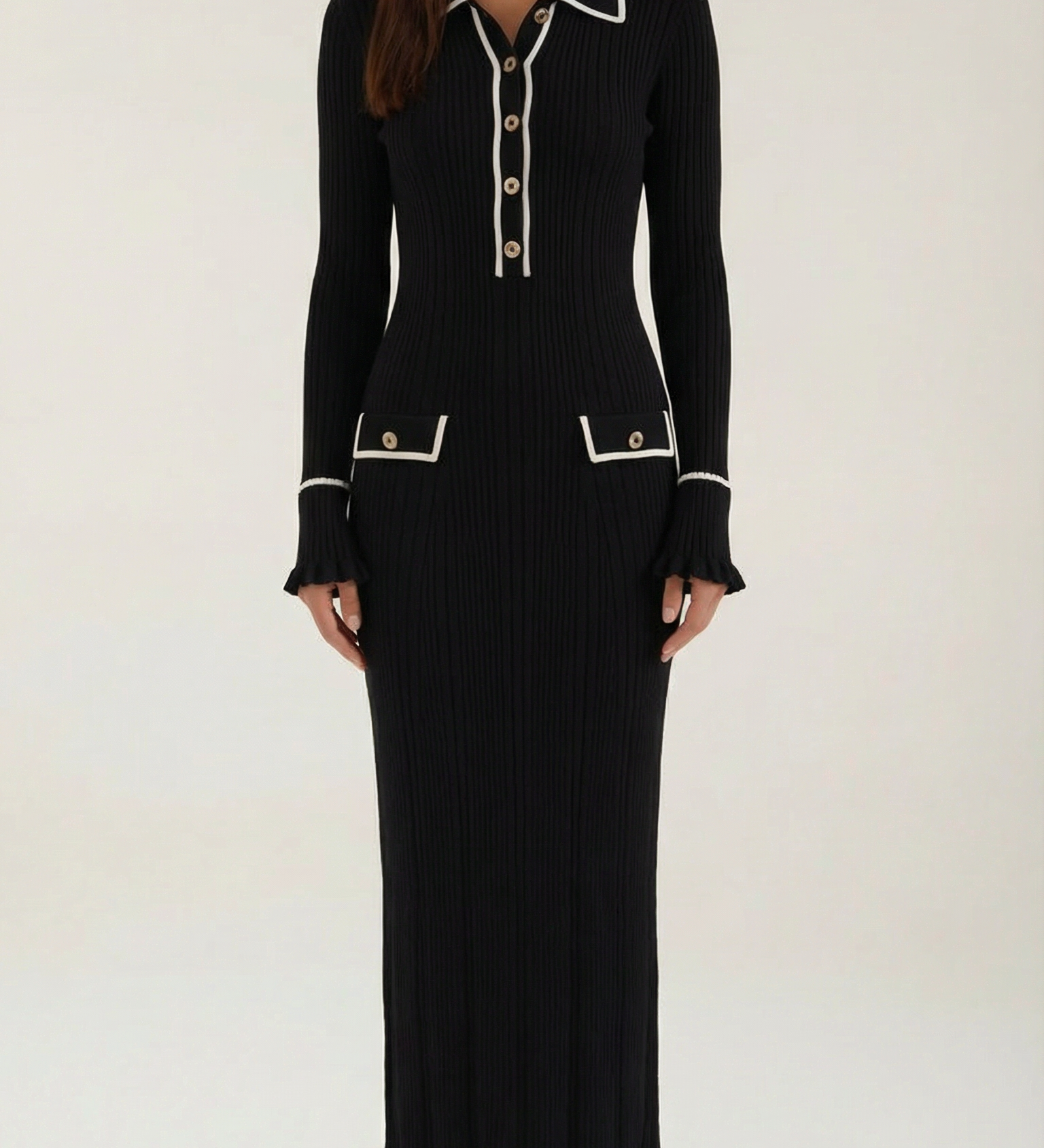 Sukienka maxi Josephine z dzianiny bodycon