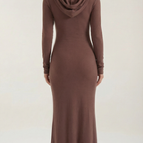 Marilyn Maxi-Jerseykleid mit Kapuze