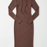 Marilyn Maxi-Jerseykleid mit Kapuze