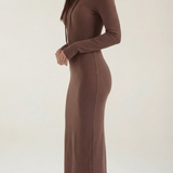 Marilyn Maxi-Jerseykleid mit Kapuze