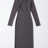 Marilyn Maxi-Jerseykleid mit Kapuze