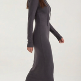 Marilyn Maxi-Jerseykleid mit Kapuze