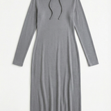 Marilyn Maxi-Jerseykleid mit Kapuze