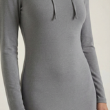 Marilyn Maxi-Jerseykleid mit Kapuze