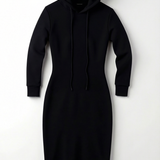 Marilyn Maxi-Jerseykleid mit Kapuze