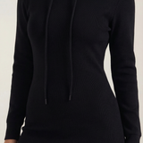 Marilyn Maxi-Jerseykleid mit Kapuze