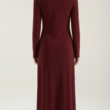 Renee Langarm-Maxikleid