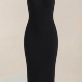 Sukienka maxi Sonia Bodycon z wysokim kołnierzem