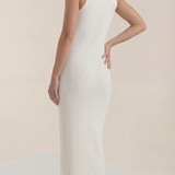 Sukienka maxi Sonia Bodycon z wysokim kołnierzem