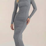 Sukienka maxi Susanna Gerafftes