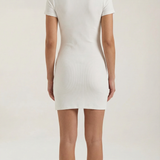 Sukienka mini Zara w stylu polo